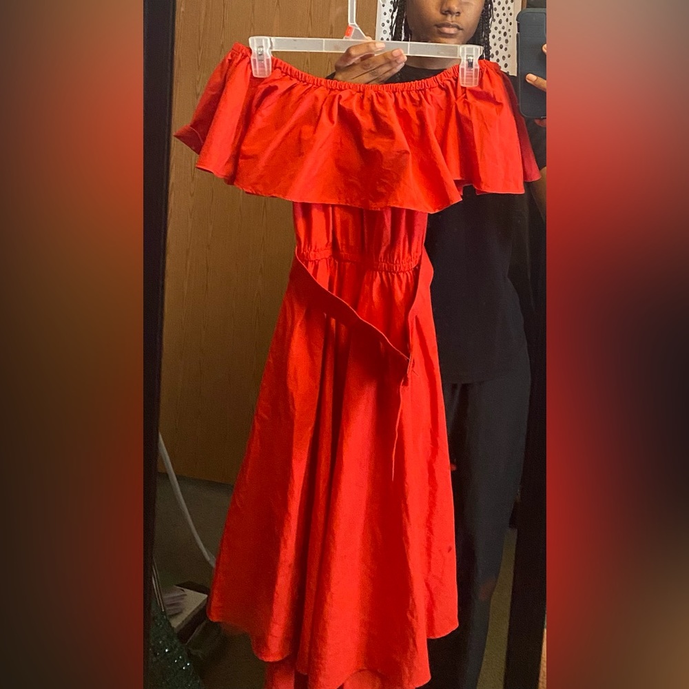 Red dress